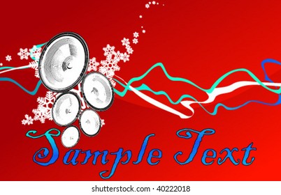Abstract christmas background(vector)