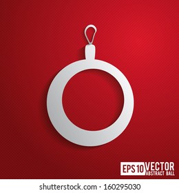 abstract christmas ball