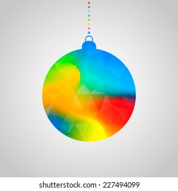 abstract christmas ball