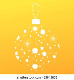 abstract christmas ball background
