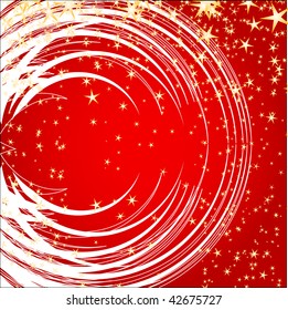 abstract christmas ball over a background