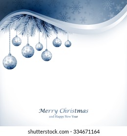 Abstract Christmas ball  from paper on  background. Vector  illustration