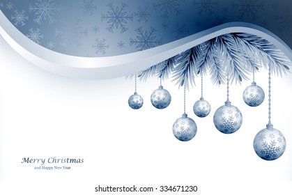 Abstract Christmas ball  from paper on  background. Vector  illustration