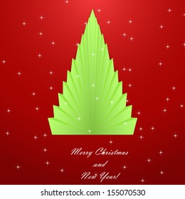 Abstract Christmas card 