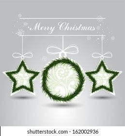 Abstract christmas card