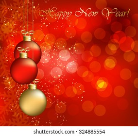 Abstract Christmas card