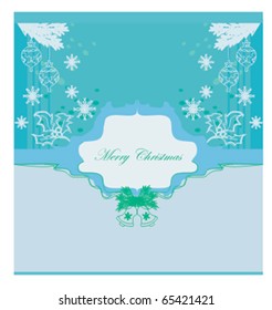 Abstract Christmas card