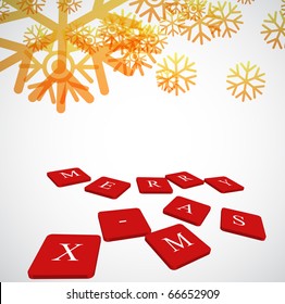Abstract Christmas Card
