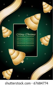 abstract christmas card