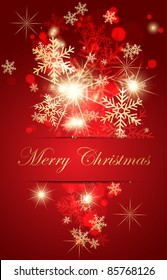 Abstract christmas card.