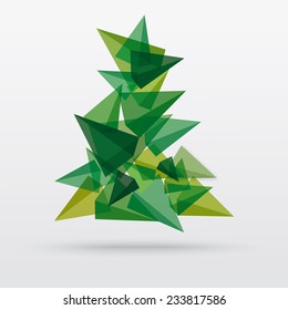 Abstract Christmas card design