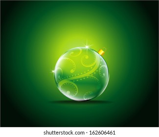 abstract christmas colorful ball on the colorful dark background