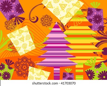 fondo de pantalla del día de la navidad abstracta, ilustración vectorial