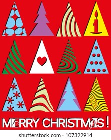 abstract Christmas design