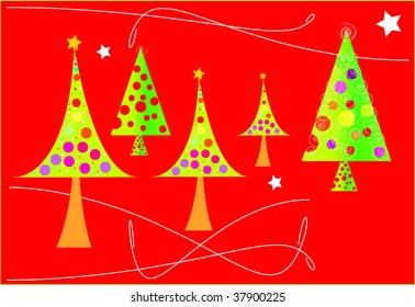 Abstract Christmas design