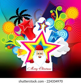 abstract christmas explode background 