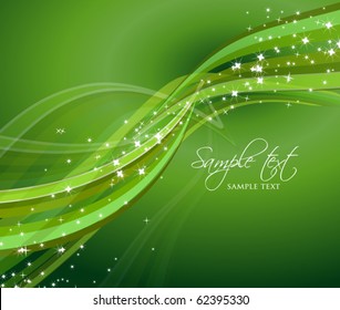 Abstract christmas green background