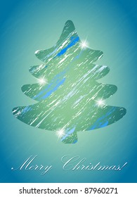 Abstract Christmas Greeting Card