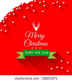 Abstract Christmas Greeting card vector 