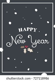 abstract christmas greeting card. vector illustration