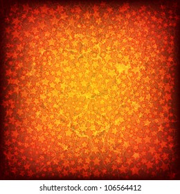 abstract christmas grunge background with red stars