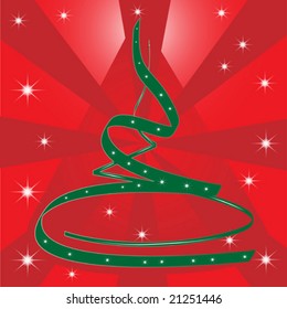Abstract christmas illustration