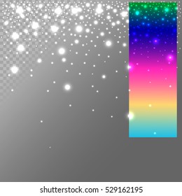 abstract christmas lights easy to edit, wreath for xmas holiday greeting cards design. vector illustration eps10