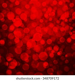 Abstract christmas lights on background - Vector