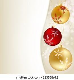 Abstract  Christmas and New Year background. vector illustration