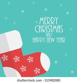 Abstract Christmas and New Year Background. Vector Illustration EPS10