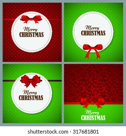 Abstract Christmas and New Year Background. Vector Illustration EPS10