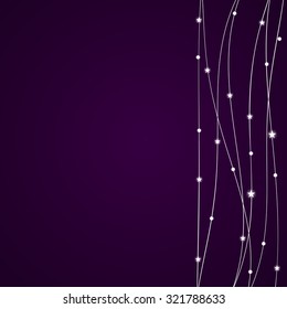 Abstract Christmas and New Year Background. Vector Illustration EPS10
