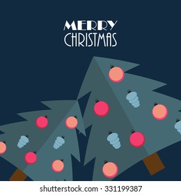 Abstract Christmas and New Year Background. Vector Illustration EPS10