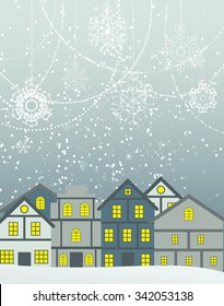 Abstract Christmas and New Year Background. Vector Illustration EPS10