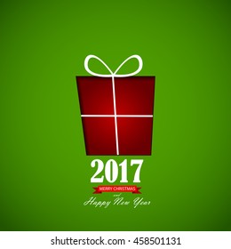 Abstract Christmas and New Year background. Vector illustration EPS10