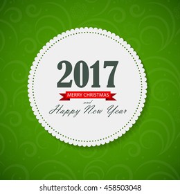 Abstract Christmas and New Year background. Vector illustration EPS10