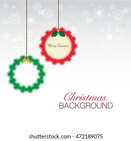 Abstract Christmas and New Year background. Vector illustrator