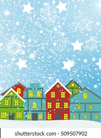 Abstract Christmas and New Year Background. Vector Illustration EPS10
