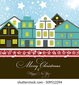 Abstract Christmas and New Year Background. Vector Illustration EPS10
