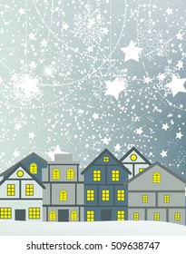 Abstract Christmas and New Year Background. Vector Illustration EPS10