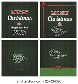 abstract Christmas and New year backgrounds with some special objects