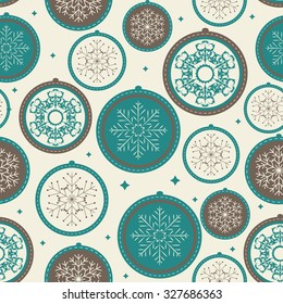 Abstract Christmas and New Year Seamless Pattern Background. Vector Illustration EPS10