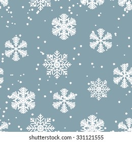 Abstract Christmas and New Year Seamless Pattern Background. Vector Illustration EPS10