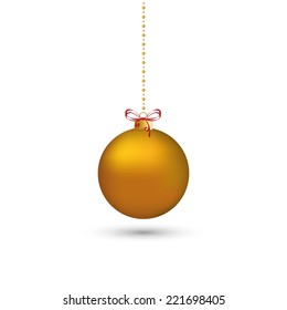 Abstract christmas object on a white background