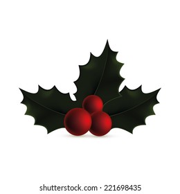 Abstract christmas object on a white background
