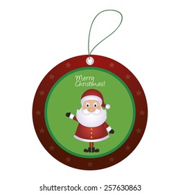 abstract christmas object on a white background