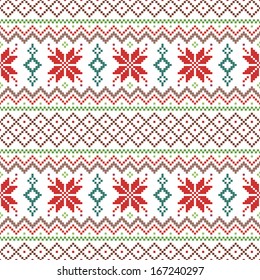 Abstract Christmas pattern, background, vector