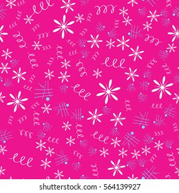 abstract Christmas pattern pink
