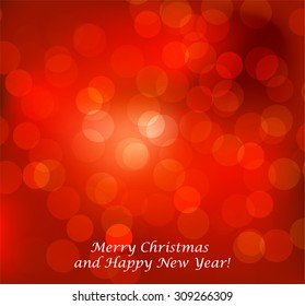 Abstract Christmas red background