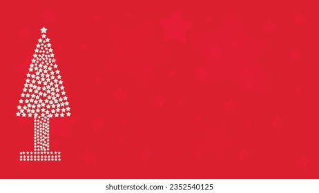 Abstract Christmas red background for your creative project. You can use this creative background as a banner.
